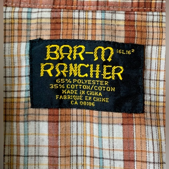 Vintage Bar M Rancher Cowboy Shirt - Picture 7 of 9
